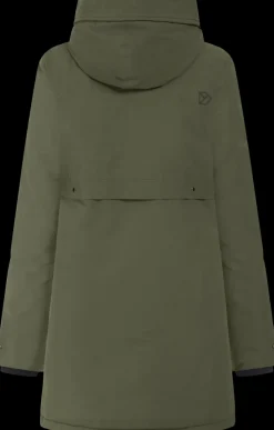 Clearance Didriksons Helle Parka Deep Green