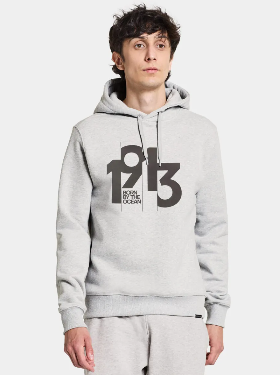 Discount Didriksons Heritage Men's Hoodie Aluminum melange