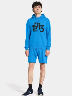 Outlet Didriksons Heritage Men's Hoodie Sharp blue