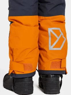 Clearance Didriksons Idre Kids' Pants Orange Jam