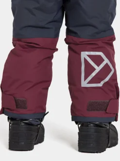 Discount Didriksons Idre Kids' Pants Rusty Wine