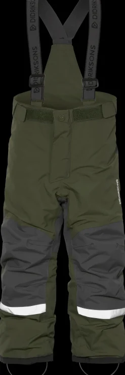 Outlet Didriksons Idre Kids' Pants Deep Green