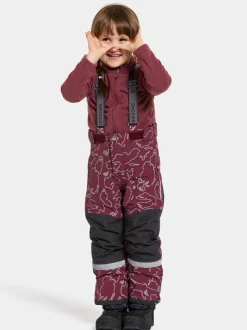 New Didriksons Idre Special Edition Kids' Pants Grundsund reflective wine