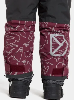 New Didriksons Idre Special Edition Kids' Pants Grundsund reflective wine
