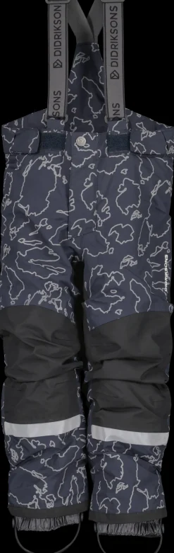 Outlet Didriksons Idre Special Edition Kids' Pants Grundsund reflective navy