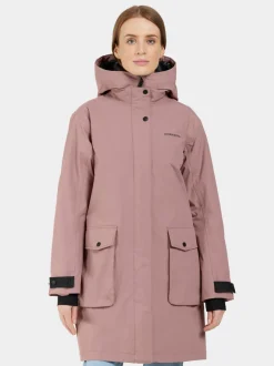 Sale Didriksons Ilsa Parka Faded Wine
