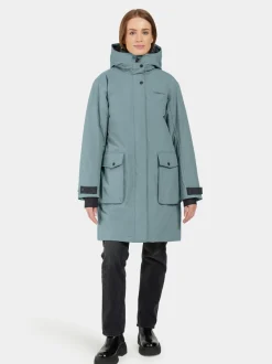 Outlet Didriksons Ilsa Parka Factory Blue