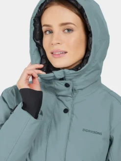 Outlet Didriksons Ilsa Parka Factory Blue