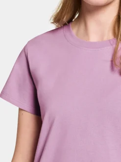 Outlet Didriksons Ingarö T-Shirt Purple Rain