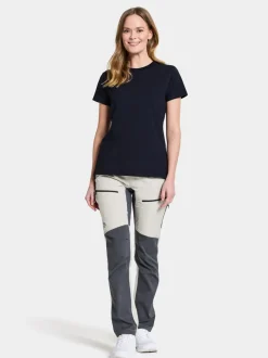 Outlet Didriksons Ingarö T-Shirt Dark Night Blue