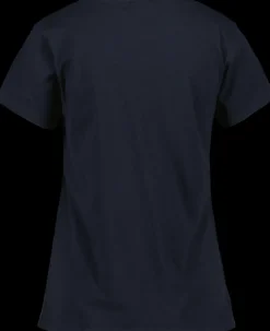 Outlet Didriksons Ingarö T-Shirt Dark Night Blue