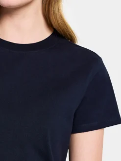 Outlet Didriksons Ingarö T-Shirt Dark Night Blue