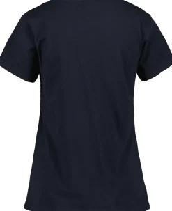 Discount Didriksons Ingarö T-Shirt Printed Dark Night Blue