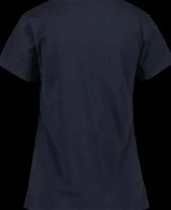 Discount Didriksons Ingarö T-Shirt Printed Dark Night Blue
