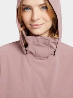 New Didriksons Isolde Parka Long Faded Wine
