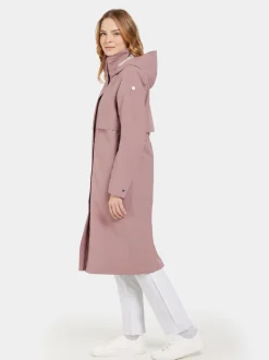 New Didriksons Isolde Parka Long Faded Wine