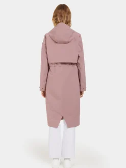 New Didriksons Isolde Parka Long Faded Wine