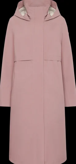 New Didriksons Isolde Parka Long Faded Wine