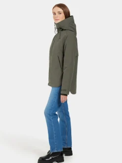 New Didriksons Jennie Jacket Deep Green