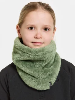 Hot Didriksons Kids' Neckwarmer Light Moss