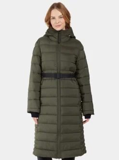 Clearance Didriksons Kleo Parka Long Deep Green