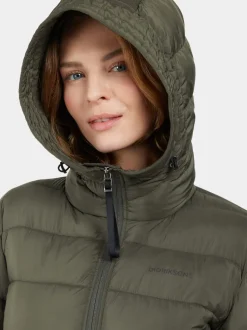 Clearance Didriksons Kleo Parka Long Deep Green