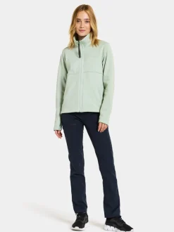 Sale Didriksons Leah Full-Zip Pale Mint