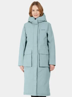 Sale Didriksons Leya Parka Long Factory Blue