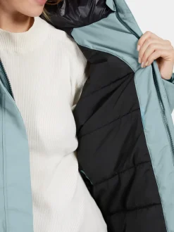 Sale Didriksons Leya Parka Long Factory Blue