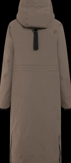 Discount Didriksons Leya Parka Long Mocha Brown