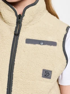 Discount Didriksons Libra Vest Light Beige