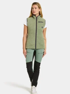 Online Didriksons Libra Vest Light Moss