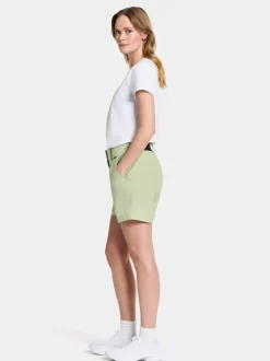 Discount Didriksons Liv Shorts Soft Green