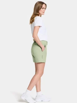 Discount Didriksons Liv Shorts Soft Green