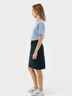 Outlet Didriksons Liv Skirt Dark Night Blue