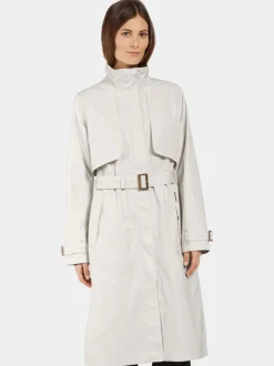 Clearance Didriksons Lova Coat Long White Foam