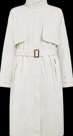 Clearance Didriksons Lova Coat Long White Foam