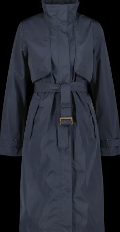 Hot Didriksons Lova Coat Long Dark Night Blue