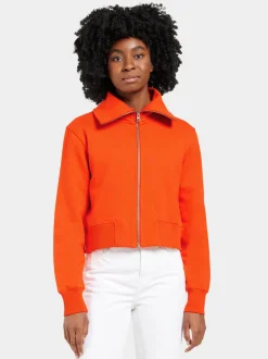 Discount Didriksons Lovali Full-Zip Tangerine Red