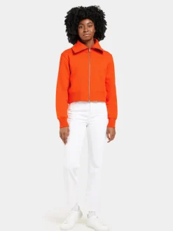 Discount Didriksons Lovali Full-Zip Tangerine Red