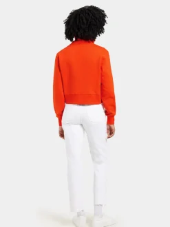 Discount Didriksons Lovali Full-Zip Tangerine Red