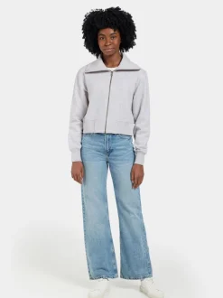 Sale Didriksons Lovali Full-Zip Aluminum melange