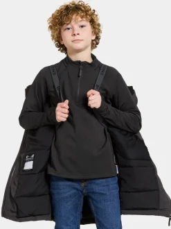 Sale Didriksons Magnetit Kids' Parka Black