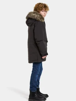 Sale Didriksons Magnetit Kids' Parka Black