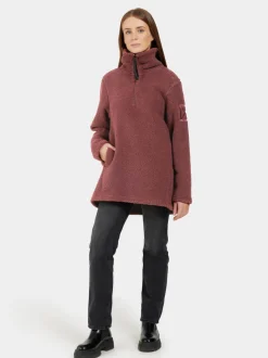 Outlet Didriksons Marina Half-Zip Old rust