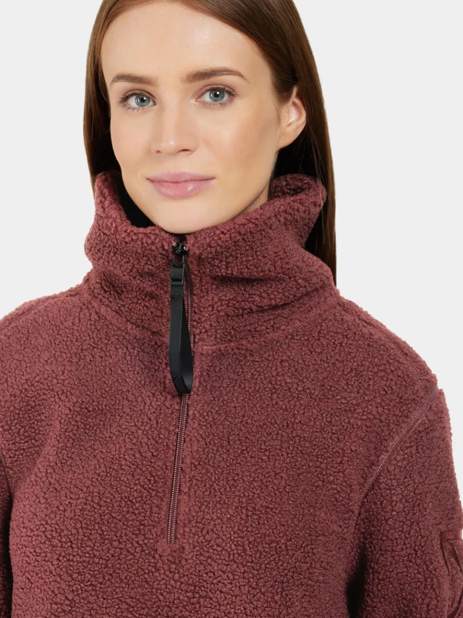 Outlet Didriksons Marina Half-Zip Old rust