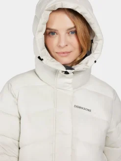 Clearance Didriksons Marion Parka White Foam