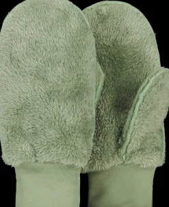 Didriksons Mejram Kid's Mittens Light Moss