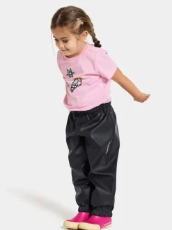Clearance Didriksons Midjeman Kid's Pants Galon® Black