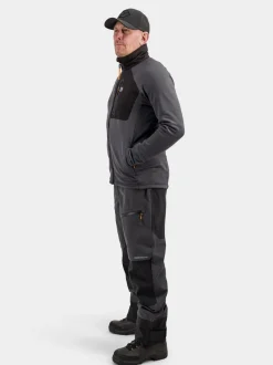 New Didriksons Mistral Men's Full-Zip Coal black